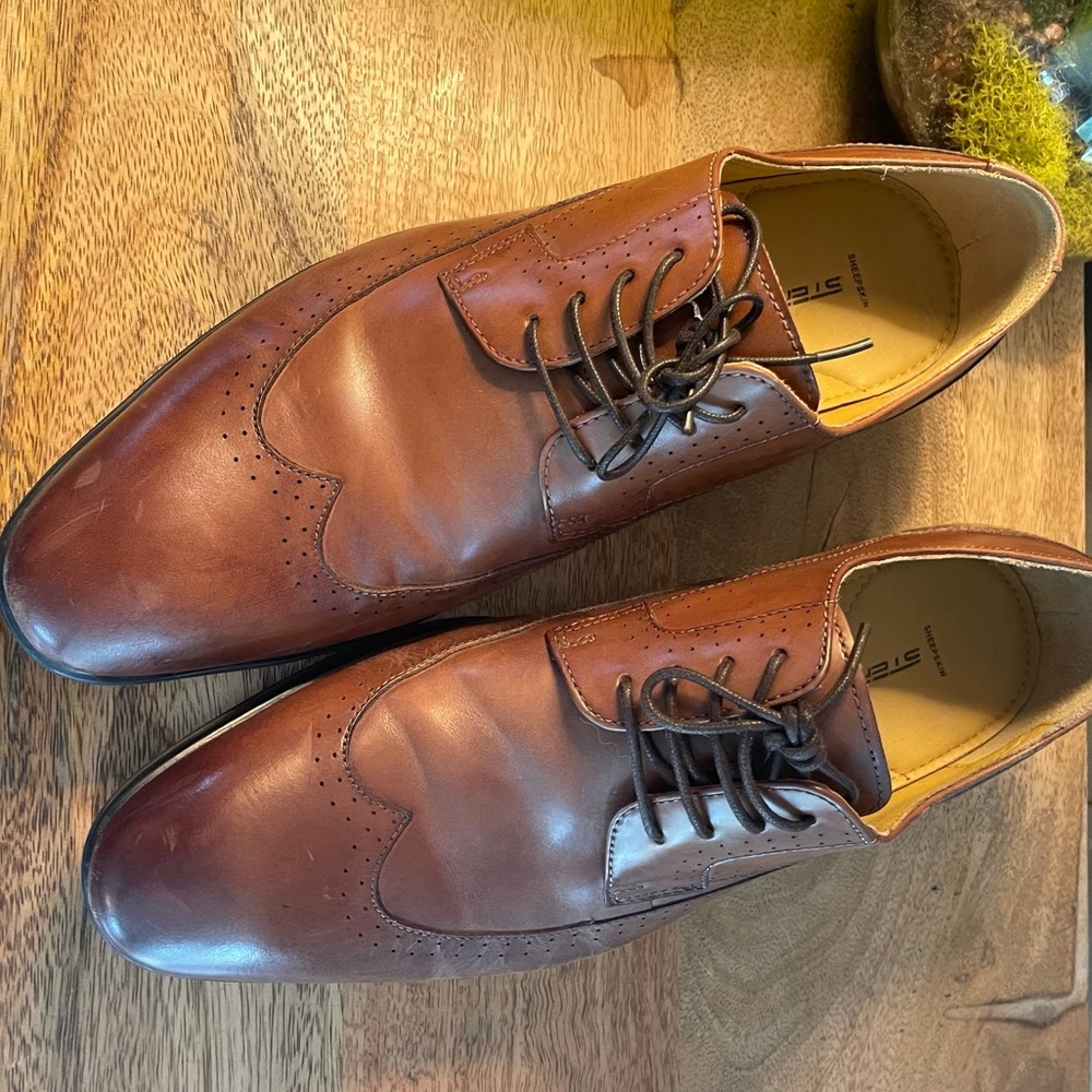 Steptronic Wingtip Lambskin Sz 10